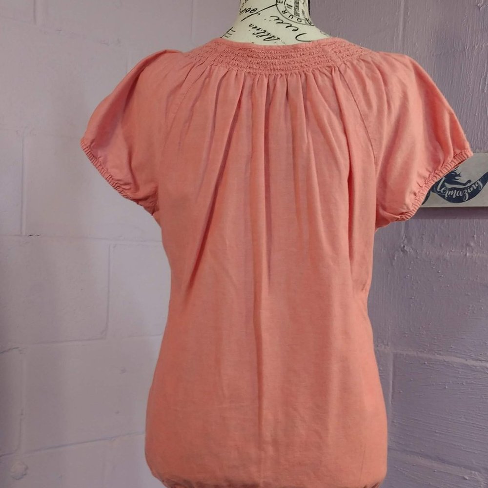 3 for $15 Croft and Barrow Coral Tee shirt - Picture 8 of 12